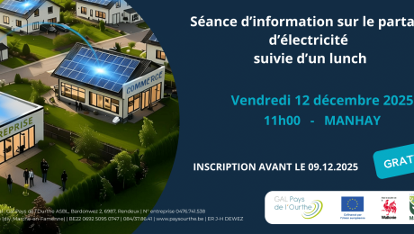 Partage d’énergie Manhay 12.12.25 – Evenement